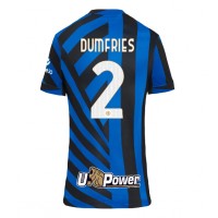 Maglie da calcio Inter Milan Denzel Dumfries #2 Prima Maglia Femminile 2024-25 Manica Corta